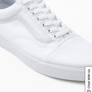 Vans White Old Skool Shoes